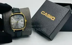Casio Analog Leather Wristwatch With That Exact Box