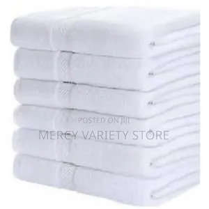100% Cotton Super Collection Bath Towel- 70cm X 140cm- 6pcd