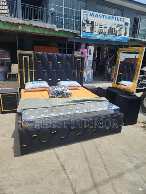 5ft Tall Luxury 6by6 Complete Set of Bed.