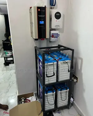 5kva Inverter Setup+4pcs-tubular Batteries+10pcs-500w Panels