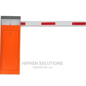 3.5m Orange Automatic Boom Barrier Car Parking Access Control