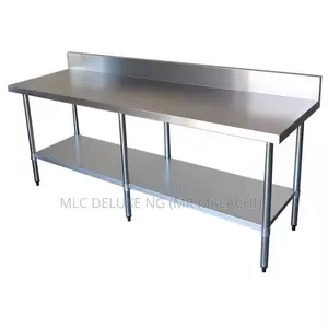 7ft Industrial Stainless Table (6legs) Heavy Duty Work Table