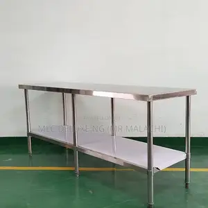 Longest Heavy Duty Stainless Table (7 Feet) 6 Legs Type Steel Table