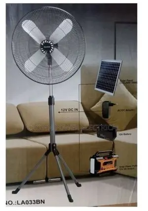 Duravolt 18inches Ac Dc Standing Fan With Adapter
