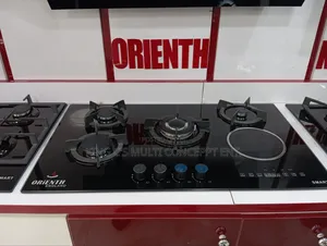 90cm 4 Burner and 1 Electric Burner Cooking Table Gas