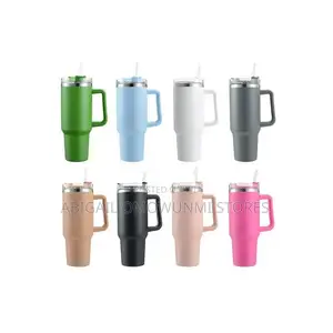 Quality Stainless Steel Mug With Straw