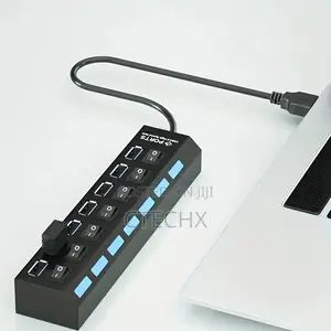 7-Port Usb Connector Universal Hub