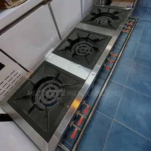 3 Phases Industrial Gas Cooker For Big Pots / 3burners Stove