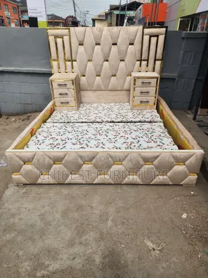 Brand New 6ftby6ft Bed With Standard Side Drawers