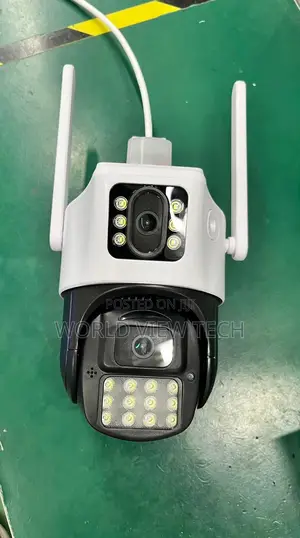 Dual Lens Solar PTZ Camera 4g With Light Powered