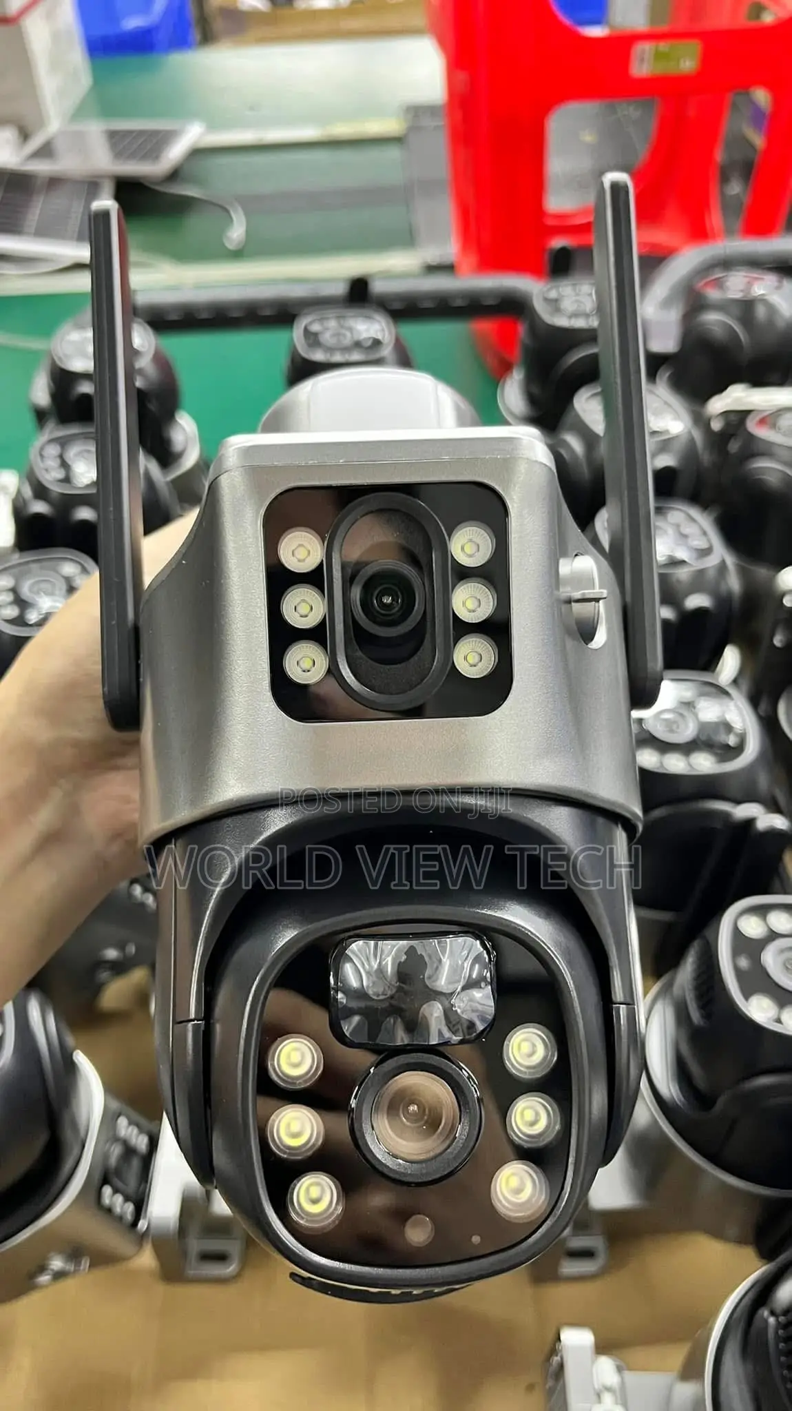 PTZ Solar Camera Dual Lens