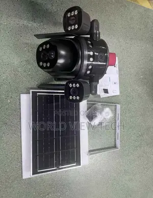 3 Lens CCTV Solar Camera