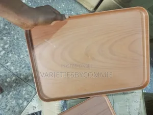Rectangular Imitation Wood Color Serving Tray