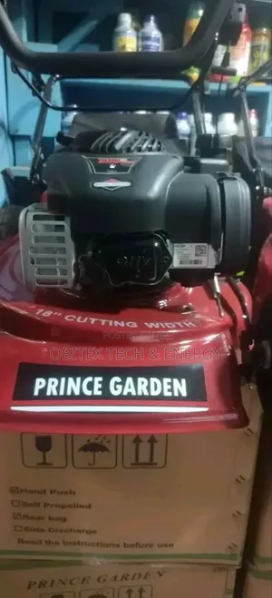 Prince Garden 18" Gasoline Lawn Mower - Durable Efficient