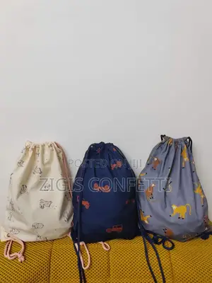 Cotton Designed Draw String Bag