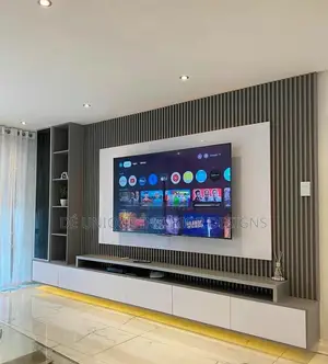 T.V Console With Fluted Panel and Lots More