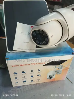 Tuya 4g/Wifi Solar Energy Voice Warning PTZ Camera