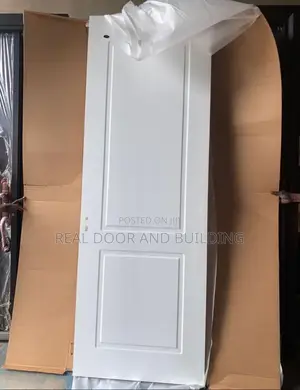 White Solid Wooden Door (6hf7c