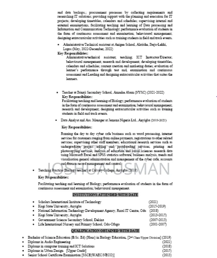 It Support/Data Analyst