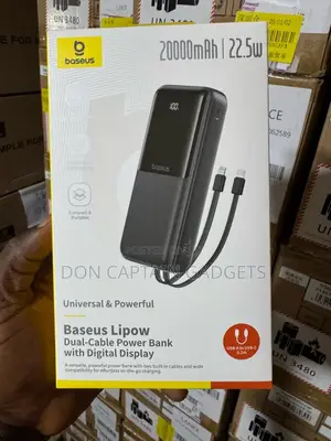Baseus 20000mah 22.5w Lipow Display Power Bank