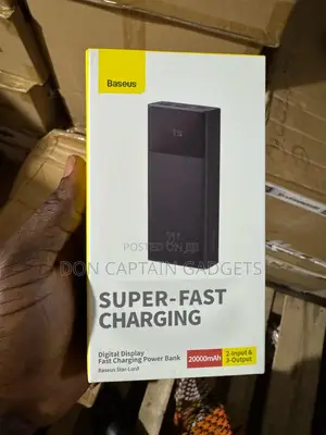 Baseus Power Bank 20000mah 22.5w Digital Display