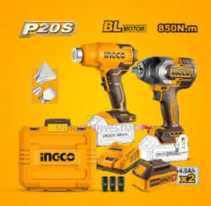 Cosli240489 Cordless 20v Combo Kit (Impact Wrench + Heat Gun