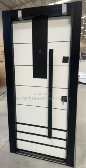 White Steel Luxury Turkey Security Door