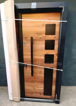 Wood Brown Luxury Turkey Security Front Door