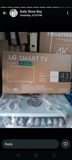 Lg 43" Smart Tv