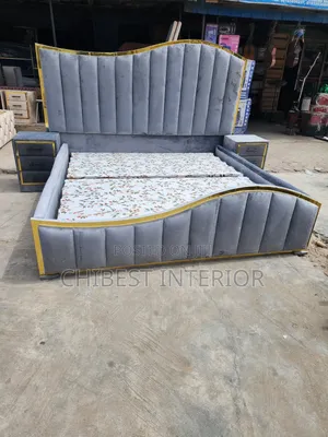 Upholstery Padded Luxury 6by6 Bed.