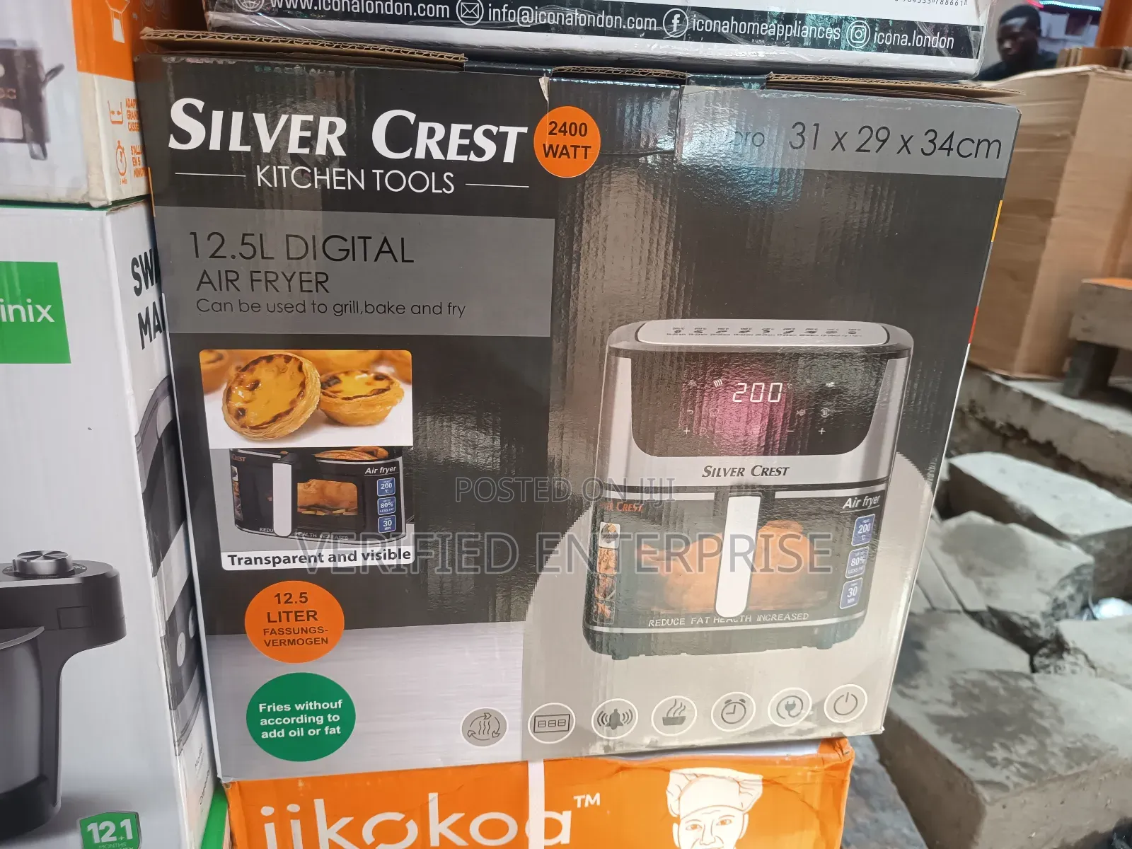 Silvercrest Air Fryer - 12l.