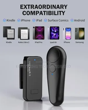 Unibitri Rf Remote Page Turner for Kindle, Tablet, Phone,