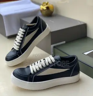 Original Rick Owen Leather Sneakers