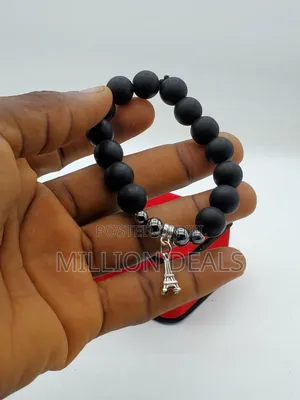 Ski Cool Trendy Men's Elastic Beaded Bracelet
