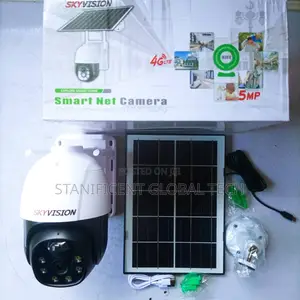 Skyvision 5mp 4g Single Lens Solar Ptz Outdoor Camera (V380)