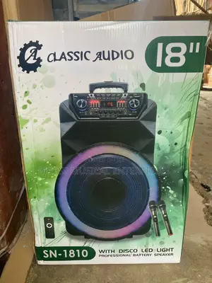 Classic Audio 18" Sn-1810 Portable Speaker System