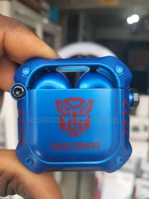 Tecno Optimus Prime Transformers Wireless Earbuds | Blue