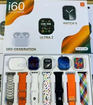 I60 Smartwatch 12 in 1 Set (Watch9 + Ultra 2)
