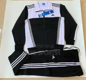 Adidas Wool Tracksuit (Black White)