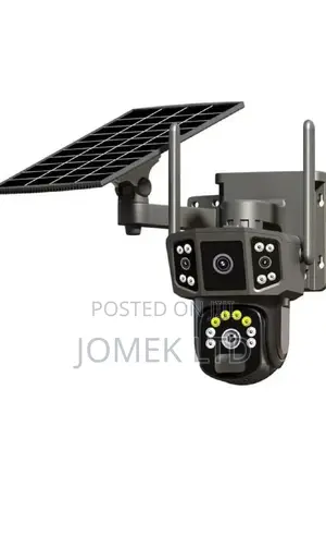 3 Lens Built Battery 4g Sim Smart Home Security Solar Camera