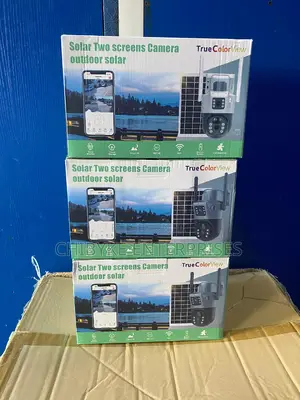 V380 4g Double Screen Solar PTZ Battery Camera