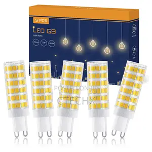 G9 Led Light Bulbs Warm White 7w 5 Packs