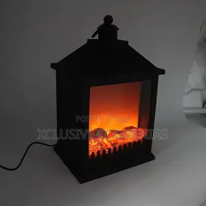Decorative Led Simulation Fireplace Light Lamp Nordic Style