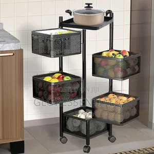Multipurpose Storage Organiser Rack With Wheels