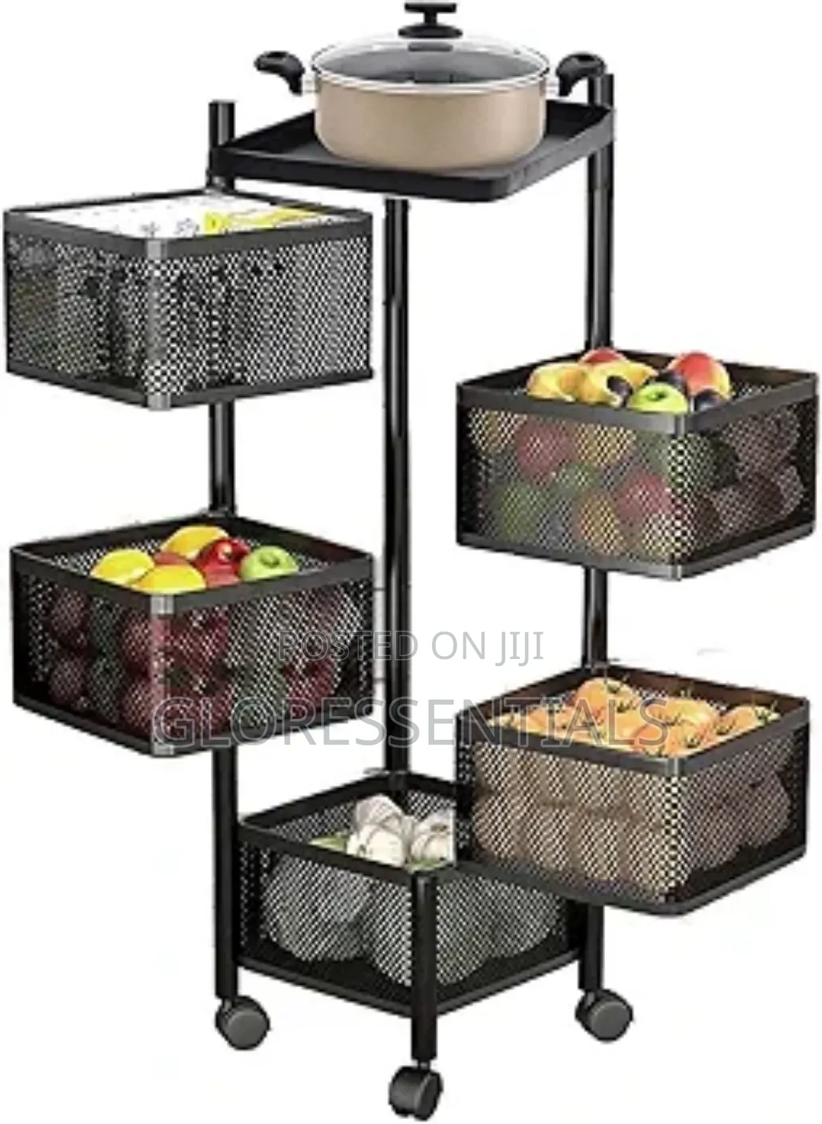 Multipurpose Storage Organiser Rack With Wheels
