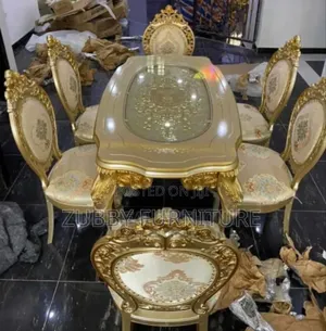 High Quality and Imported Royal Turkey Dining Set by 6 Chair