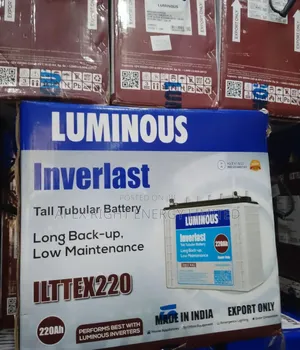 220ah Luminous Inverlast Tall Tubular Battery 12v