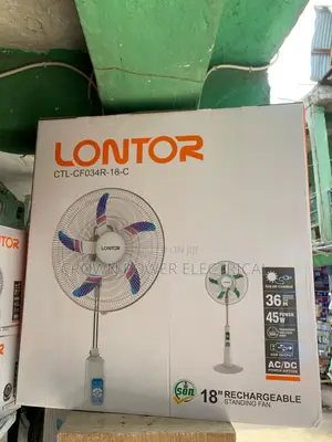 Lontor 18inch Rechargeable Fan Ac Dc