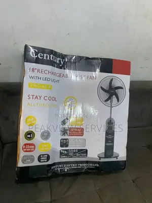 Century FRC-45-F Rechargeable Mist Fan - Beat the Heat Style