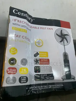 Keep Cool Even During Power Outages - Century 18' Mist Fan